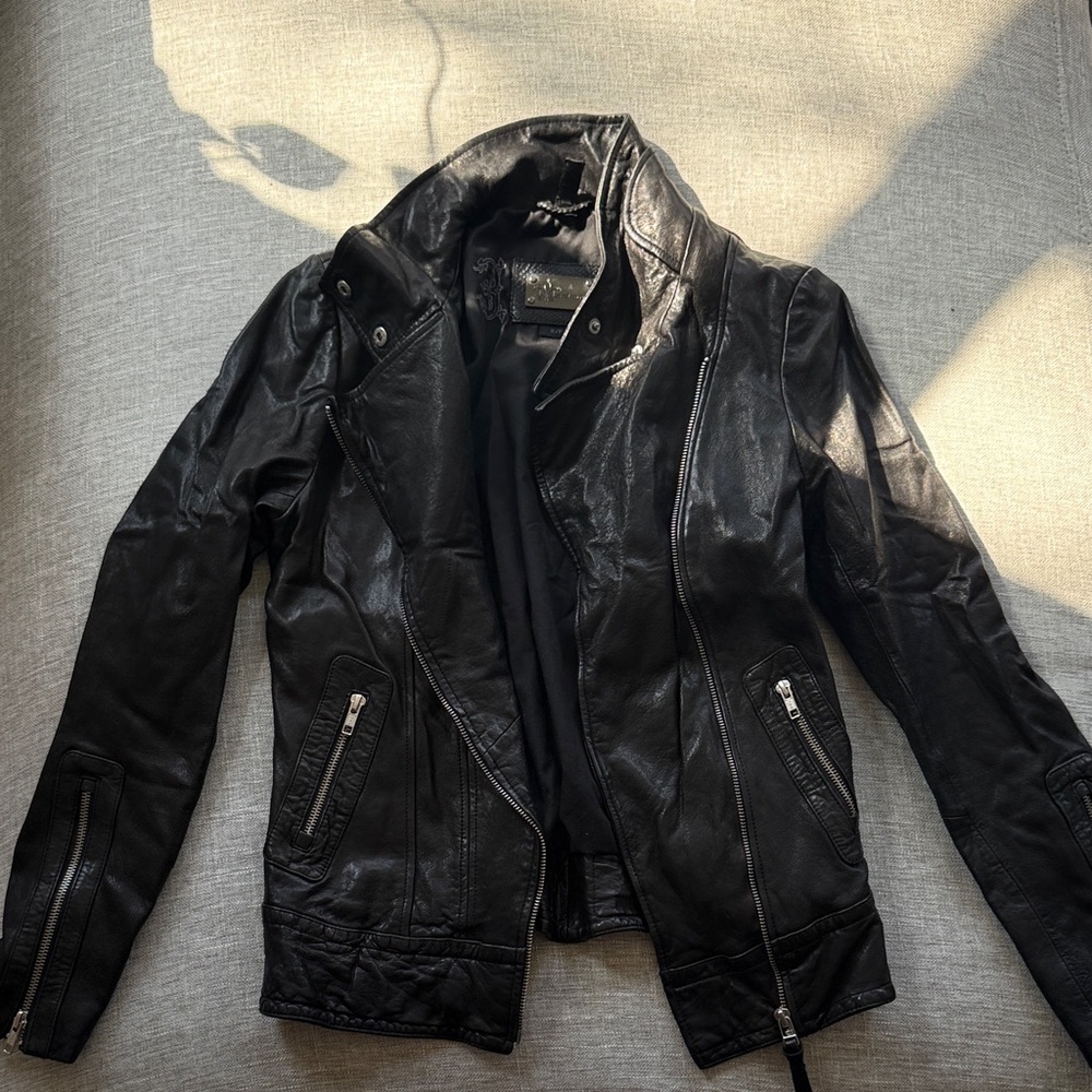 Mackage Leather Moto Jacket - Women